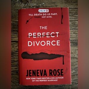 The Perfect Divorce by Jeneva Rose - Red Hardcover